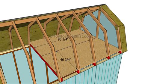 gambrel roof trusses|How To Build Gambrel Shed Roof Truss .